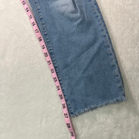 Madewell The Perfect Vintage Straight Leg Light Wash Jeans Size 27 - Picture 10 of 14